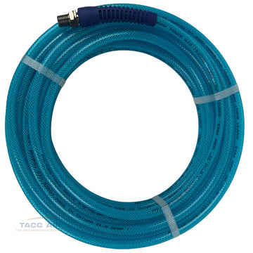 50' x 1/4" Polyurethane Air Hose Lightweight Flexible Kink-Resistant 1/4" NPT Fittings