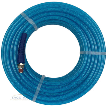 100' x 1/4" Polyurethane Air Hose Lightweight Flexible Kink-Resistant 1/4" NPT Fittings