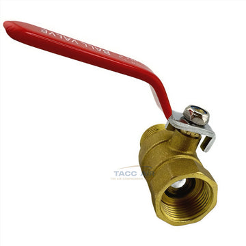 Ball Valve 1/2" FNPT x 1/2" MNPT Female To Male Brass Shut Off Water Air Fluid