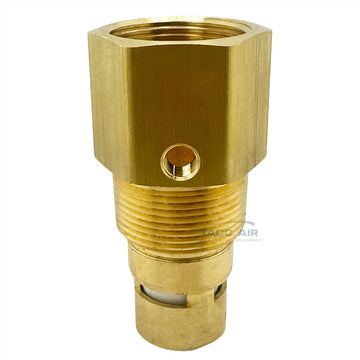 1-1/4" Female NPT x 1-1/4" Male NPT Brass Air Compressor In-Tank Check Valve