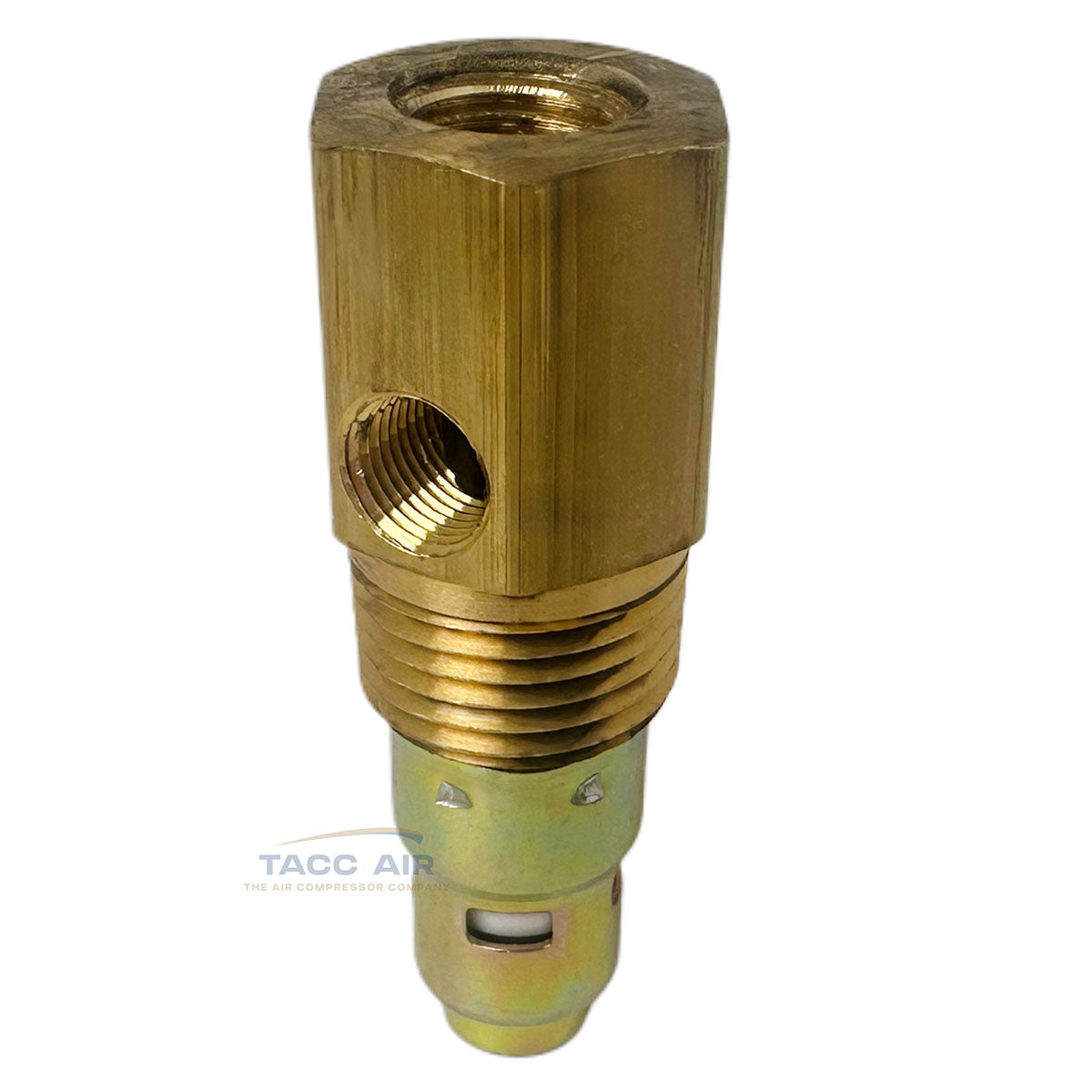 1/4" Female NPT x 1/2" Male NPT Air Compressor In Tank Check Valve Brass