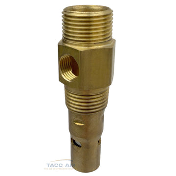 1/2" Compression Thread x 3/8" Male NPT In Tank Air Compressor Check Valve Brass