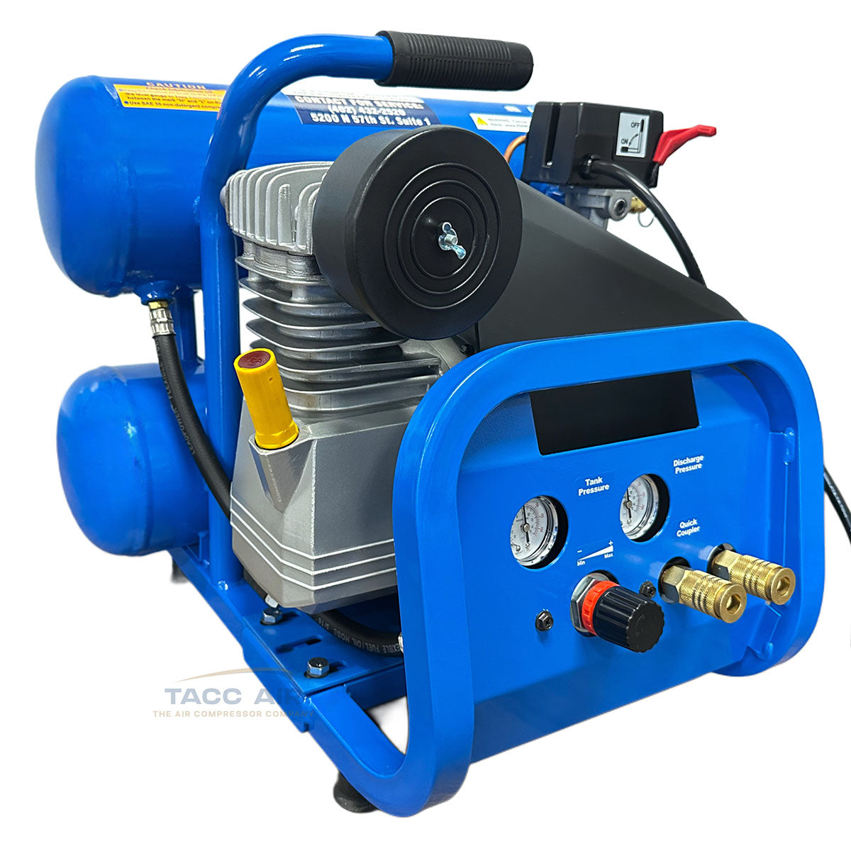 Puma 2HP 4-Gallon Twin Stack Construction Carry Type Compressor DP2022S