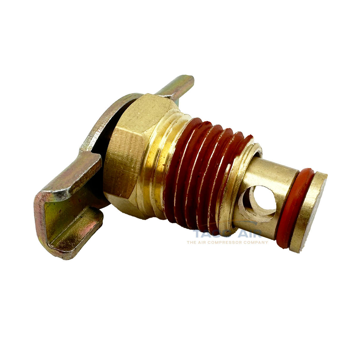 Air Compressor T-Handle Petcock Moisture Tank Drain Valve Brass 1/4" MNPT