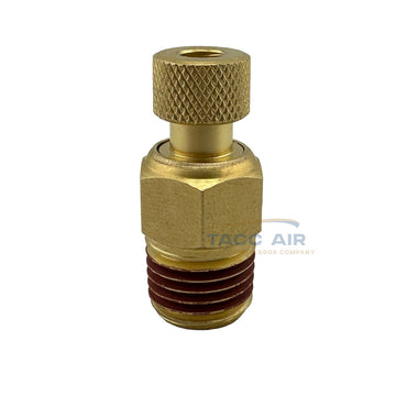 1/4" MNPT Air Compressor Tank Drain Valve Male Easy Twist Petcock