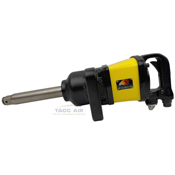 Firebird 1" Air Impact Wrench 2500 Ft-Lbs Twin Hammer 8" Long Anvil FB-5301