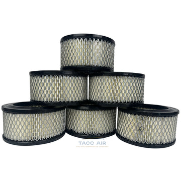 6 Pack #14 Universal Air Compressor Intake Filter Elements A424 Replacements
