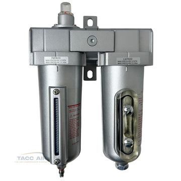 3/4" Compressed Air In Line Filter & Desiccant Dryer Combination 2 Stage System