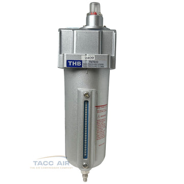 0.01 Micron Oil Coalescing Filter 1/2" NPT Compressed Air Compressor Inline Separator
