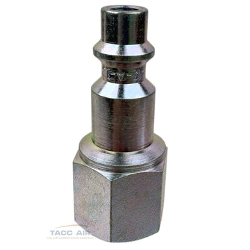 Prevost IRP066201 1/4" Female NPT Air Coupler Plug Steel Industrial Style