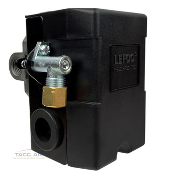 95-125 PSI Air Compressor Pressure Switch Control 4 Port 90 Degree Unloader 1/4"