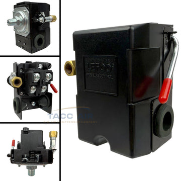 1/4" Male NPT Air Compressor Pressure Switch Control Valve 95-125 PSI