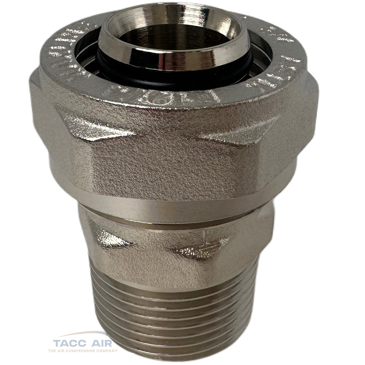 MaxLine Air Piping System M8003 3/4" Tubing x 3/4" Male NPT Straight Adapter Fitting