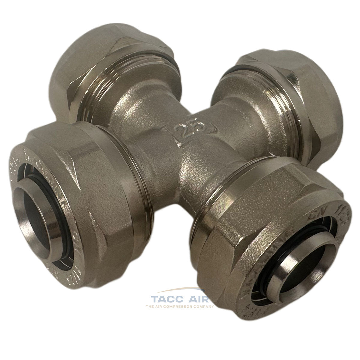 M8042 RapidAir 3/4" Maxline Equal Cross Fitting Compressed Air Splitter