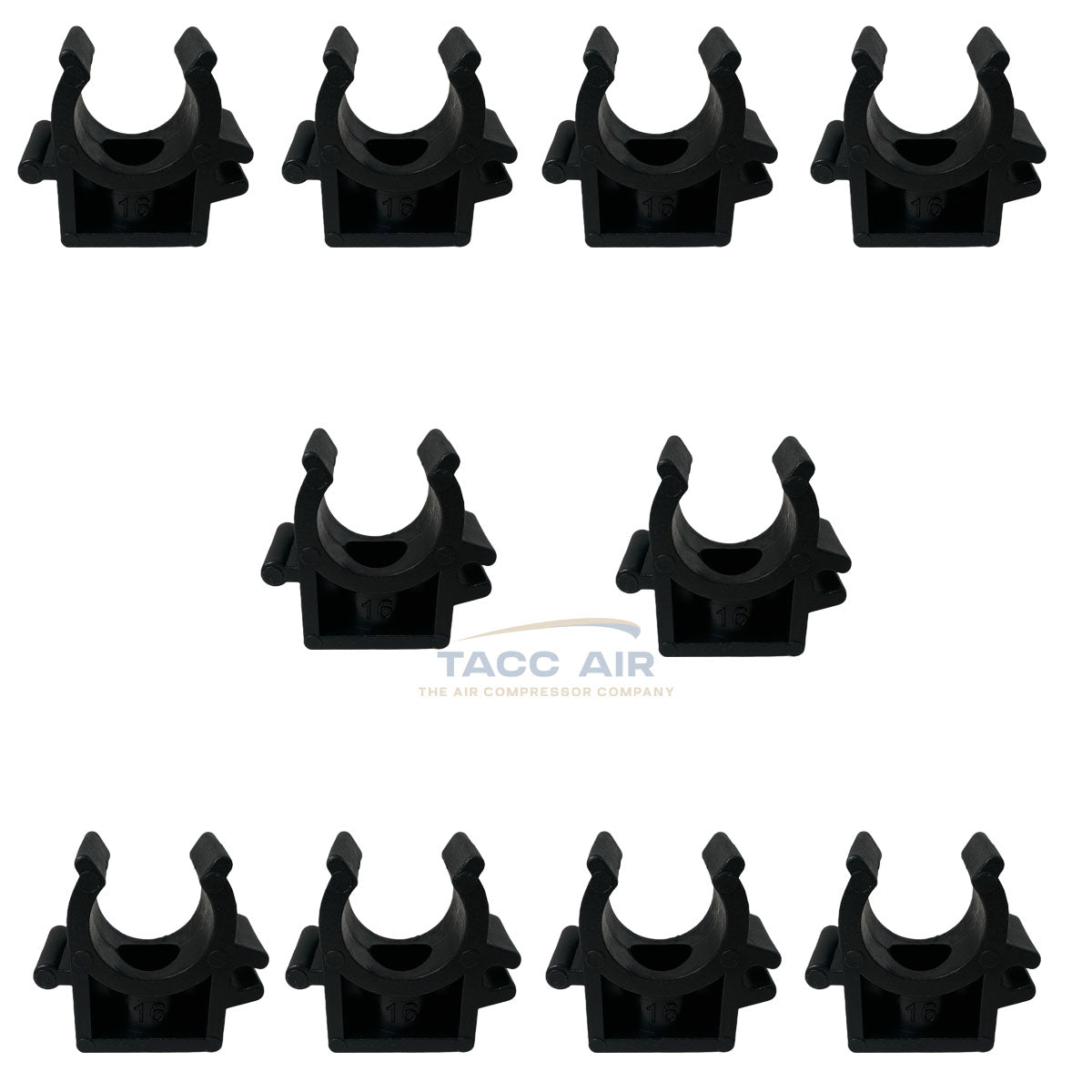 M8064 RapidAir MaxLine 1/2" Compressed Air Tubing Piping Mounting Clips 10 Pack