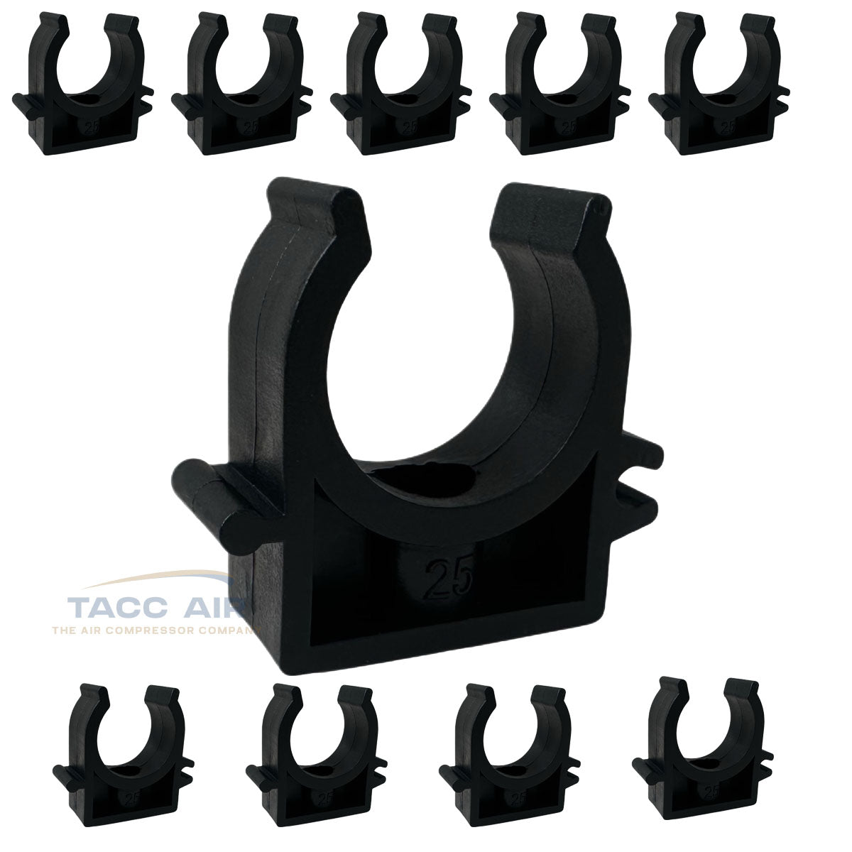 M8065 RapidAir MaxLine 3/4" Compressed Air Tubing Piping Mounting Clips 10 Pack