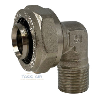M8086 Maxline 90 Degree Elbow Fitting 3/4" Tubing x 1/2" MNPT Compressed Air