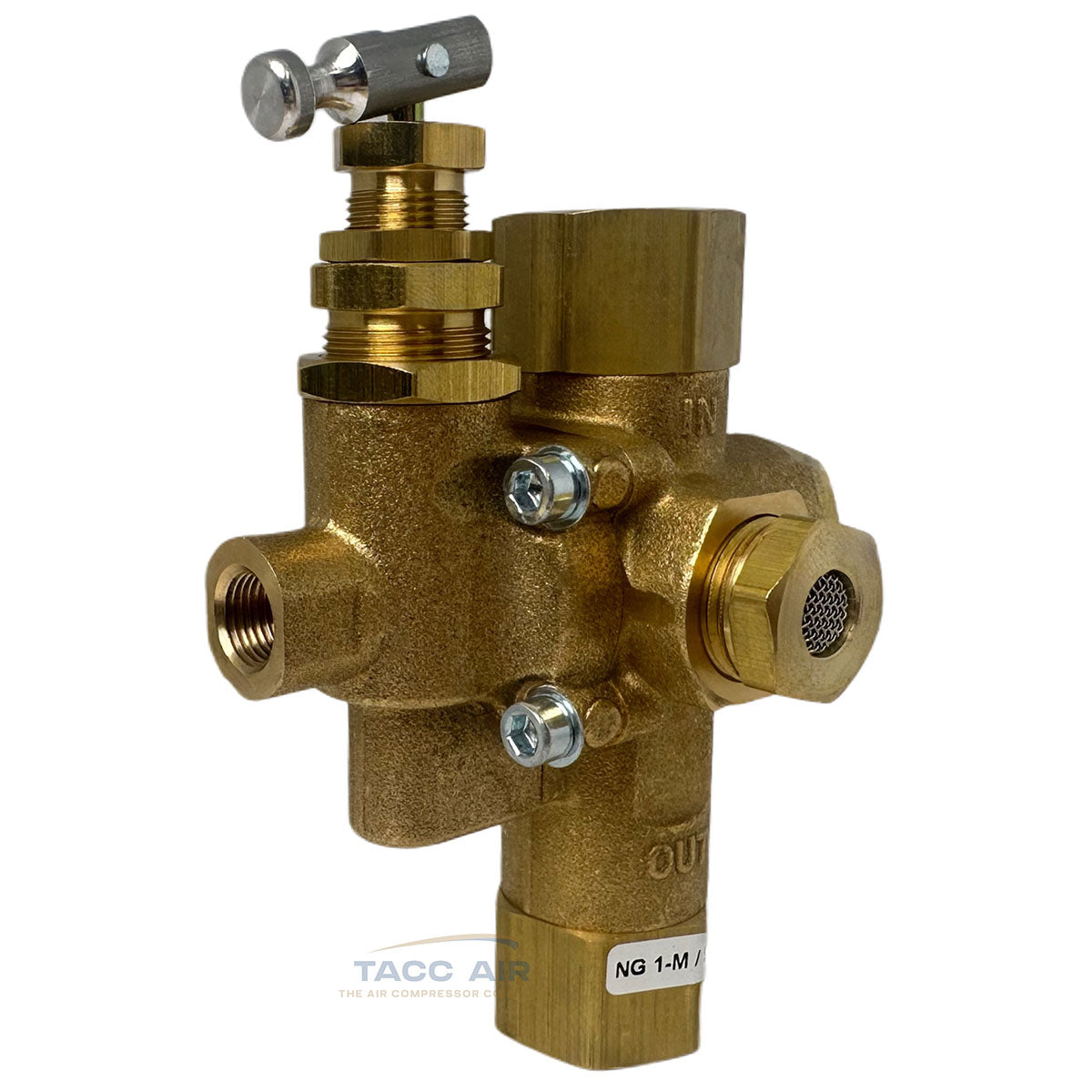 1/2" Inlet/Outlet Air Compressor Pilot Unloader Check Valve Combo 95 - 125 PSI