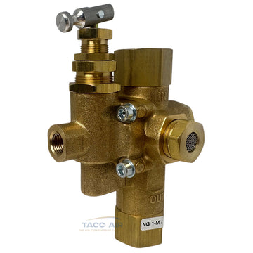 1/2" Inlet/Outlet Air Compressor Pilot Unloader Check Valve Combo 95 - 125 PSI