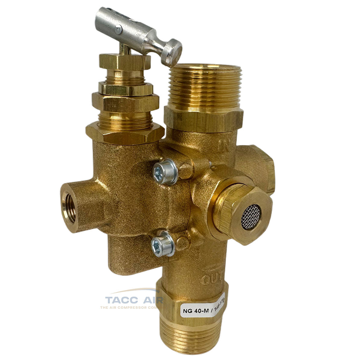 3/4" Inlet/Outlet Air Compressor Pilot Unloader Check Valve Combo 145 - 175 PSI