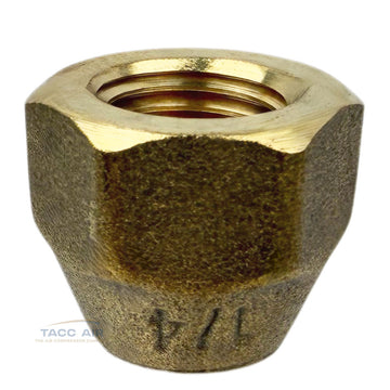 NS4C Forged Flare Nut Short For 1/4" OD Tubing