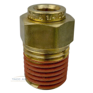 PP68CC – 1/4" X 1/4" Poly Push X Male Connector
