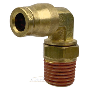 PP69CC – 1/4" X 1/4" Poly Push X Male 90 Elbow