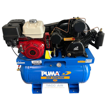 TUK13030HGE Puma 13HP 30 Gallon Air Compressor 2 Stage w/ Electric Start Engine