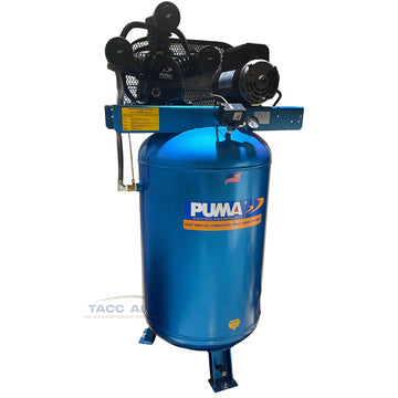 PK-6572V Puma 72 Gallon 5HP Single Stage Vertical Air Compressor 1PH 230V