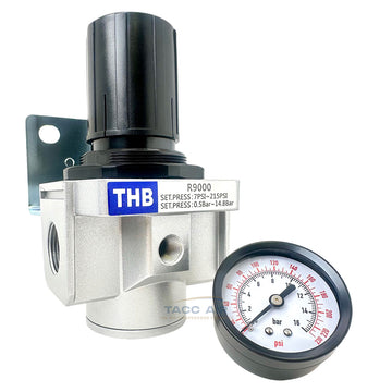 3/4" NPT Heavy Duty High Flow Compressed Air Pressure Regulator 162 CFM