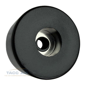 1.5" x 3/4" Round Air Compressor Rubber Feet Replacement Foot Vibration Pads