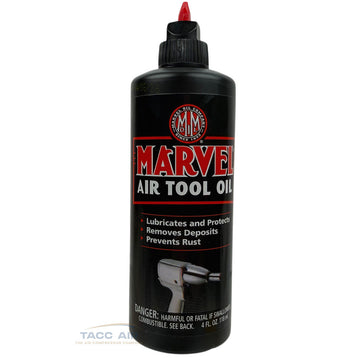 Marvel 53493 Air Tool Oil 4 oz Bottle Lubricates, Protects & Removes Deposits