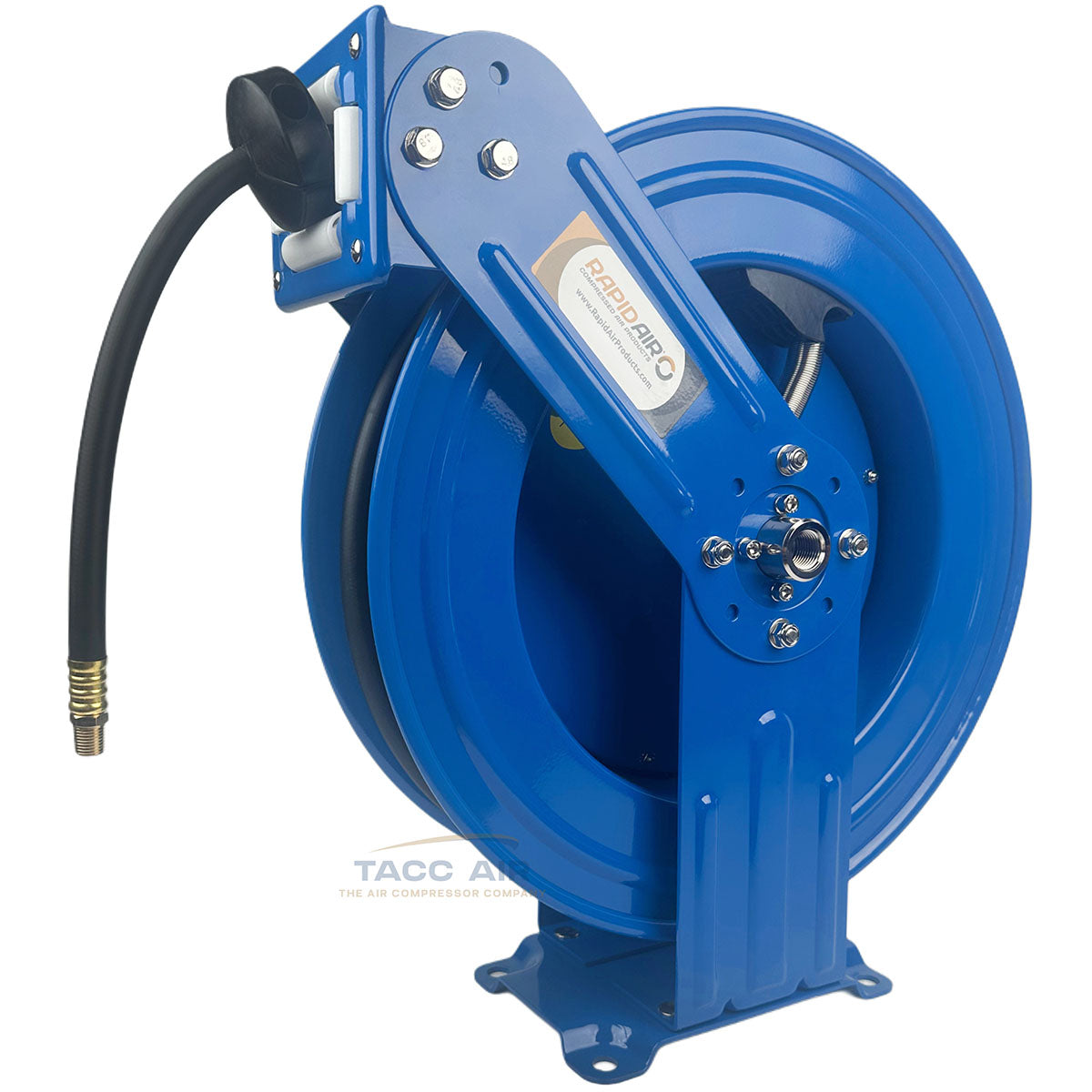 RapidAir R-03075 3/8" x 75' Self Retractable Air Hose Reel With Dual Arm Frame