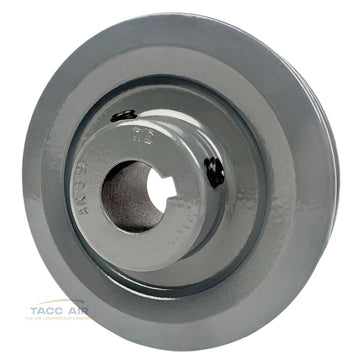 AK39-3/4 Cast Iron 3.75" Single Groove Pulley A Section V Belt 4L 3/4" Shaft Bore