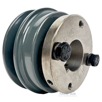 AK30H W/ 1" Bore H Bushing 3" Single Groove Pulley A Section V Belt 4L