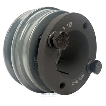 AK30H W/ 1-1/2" Bore H Bushing 3" Single Groove Pulley A Section V Belt 4L