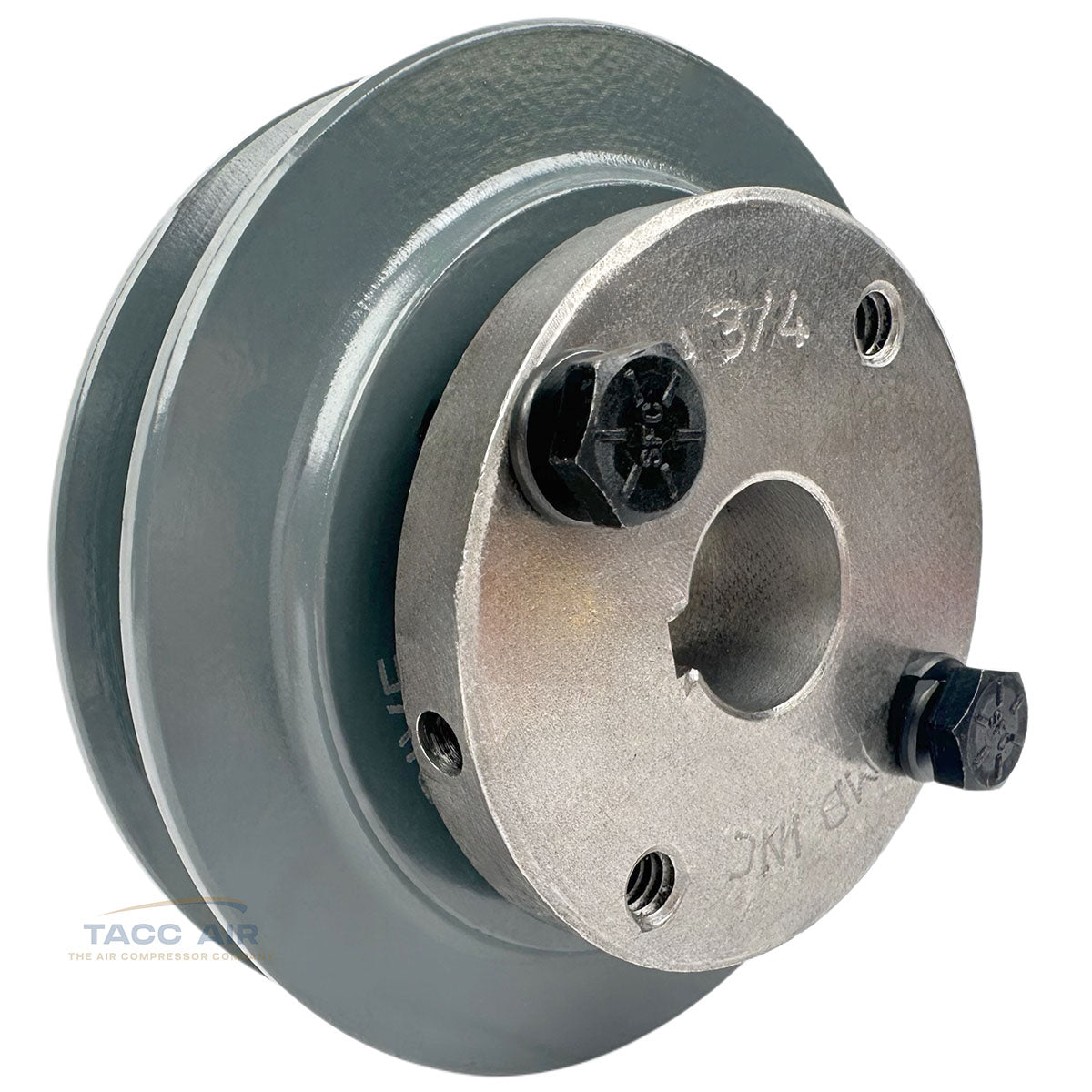 AK39H W/ 3/4" Bore H Bushing 3.75" Single Groove Pulley A Section V Belt 4L