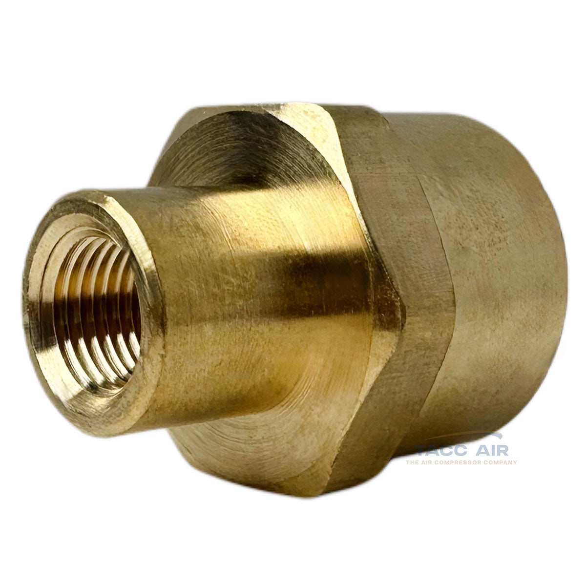 Brass Reducing Coupling 1/2" X 1/8" Female NPT Pipe Fitting Adapter Reducer
