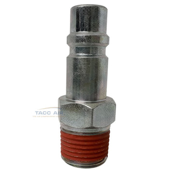 1/2" Male NPT x 1/2" Body Industrial Style Coupler Plug Quick Connect Milton G Style