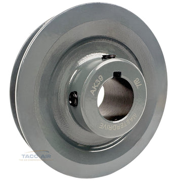 AK39-7/8 Cast Iron 3.75" Single Groove Pulley A Section V Belt 4L 7/8" Shaft Bore
