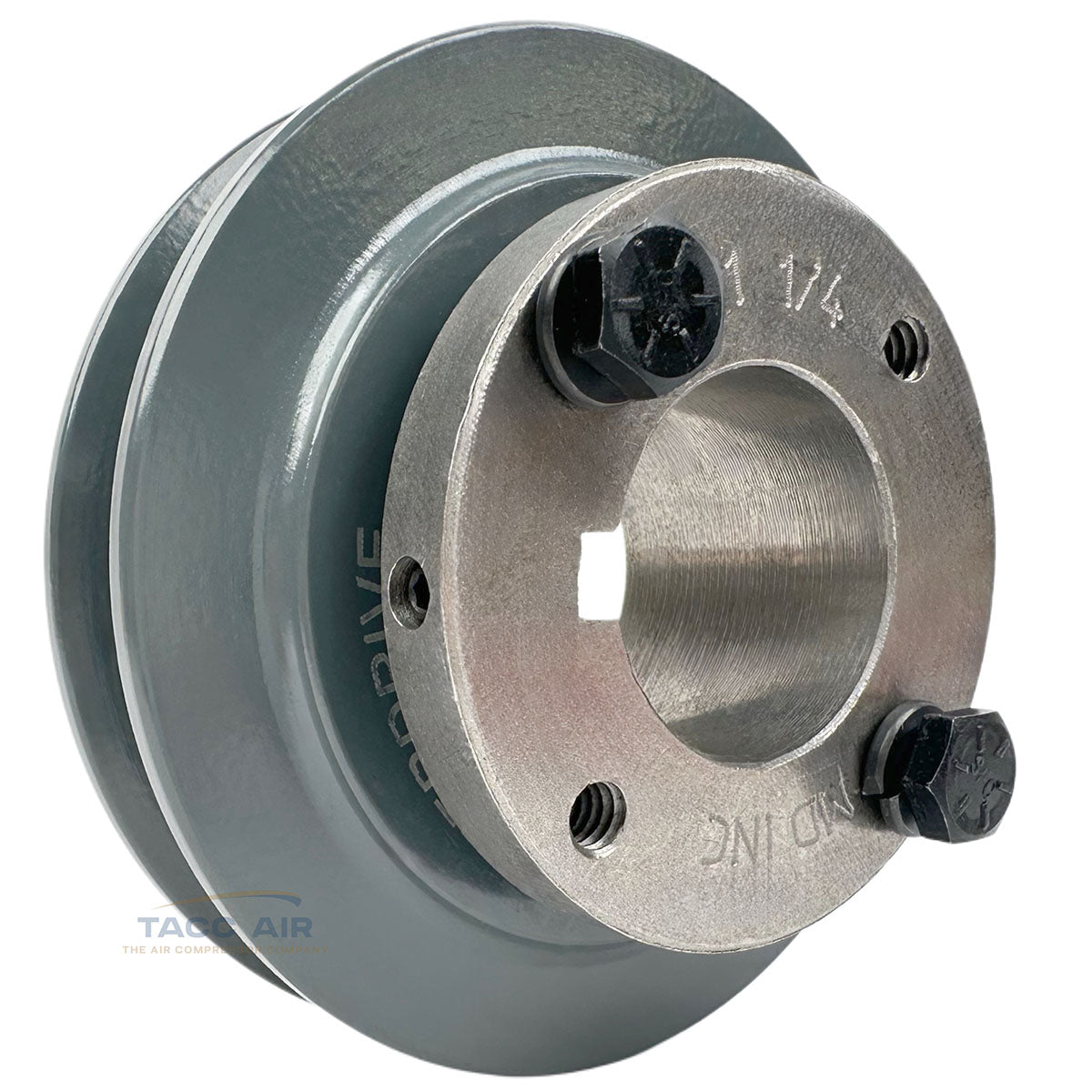 AK39H W/ 1-1/4" Bore H Bushing 3.75" Single Groove Pulley A Section V Belt 4L