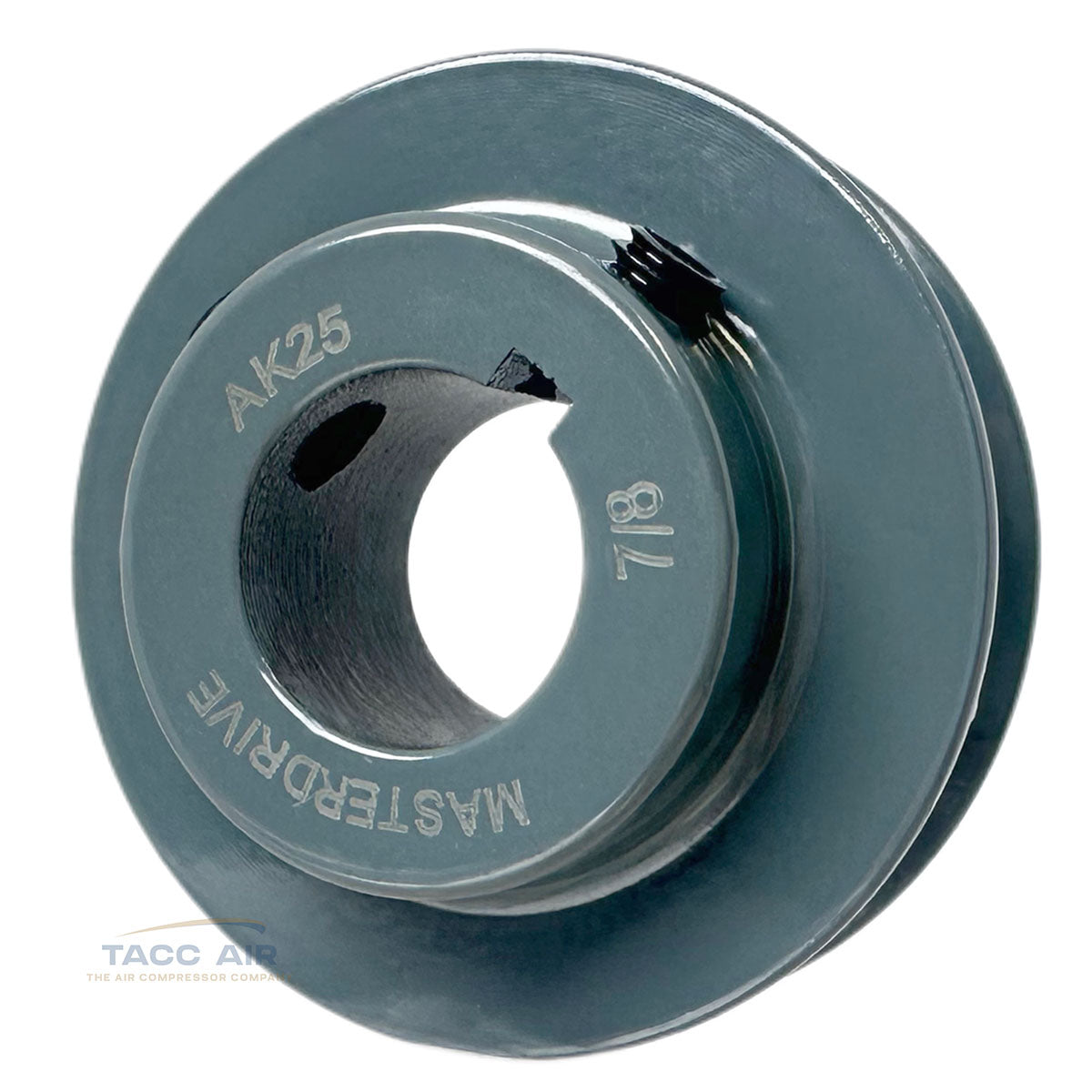 AK25-7/8 Cast Iron 2.5" Single Groove Pulley A Section V Belt 4L 7/8" Shaft Bore