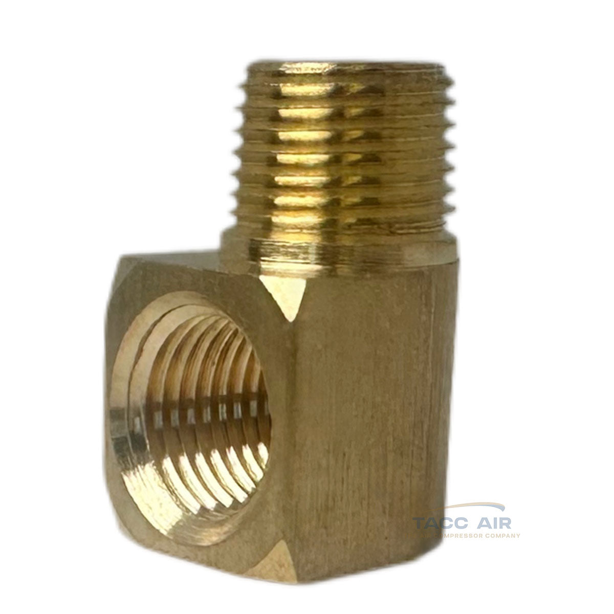 1/8" NPT Brass Street Elbow 90 Degree Pipe Thread Fitting Male Female