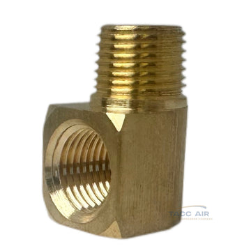 1/8" NPT Brass Street Elbow 90 Degree Pipe Thread Fitting Male Female