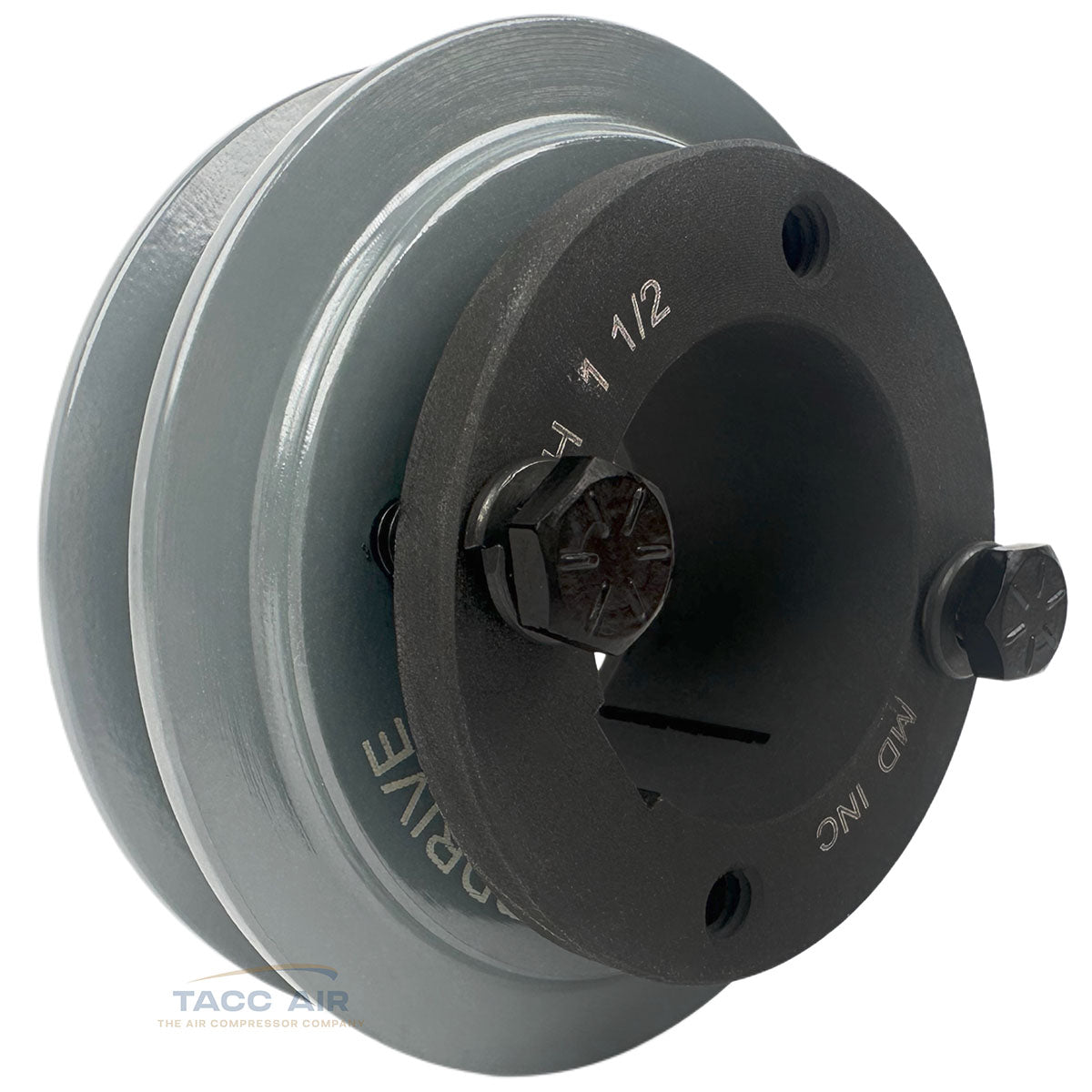 AK34H W/ 1-1/2" Bore H Bushing 3.5" Single Groove Pulley A Section V Belt 4L