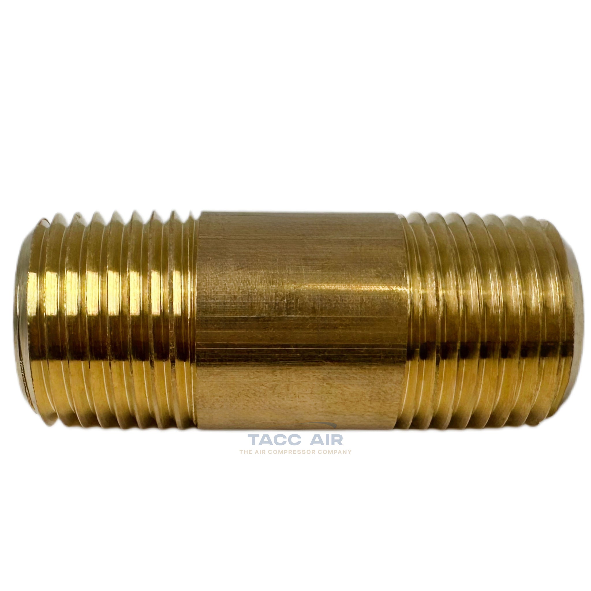 1/2" Male NPT X 2" Long Pipe Nipple 3/4" Extension Threaded Fitting Brass