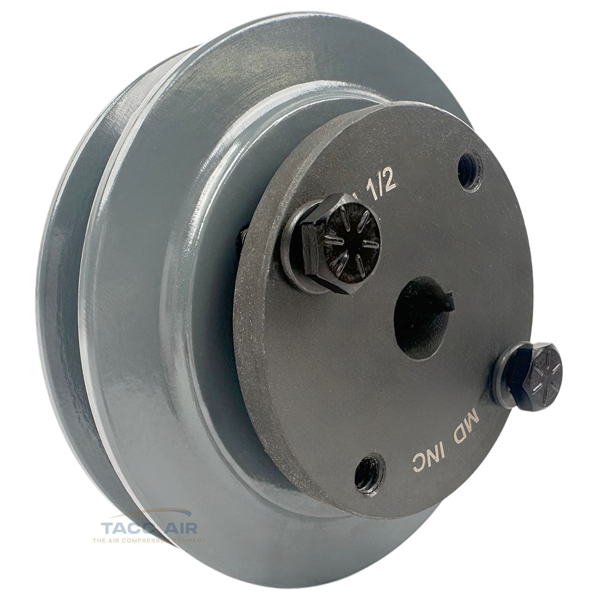 AK39H W/ 1/2" Bore H Bushing 3.75" Single Groove Pulley A Section V Belt 4L