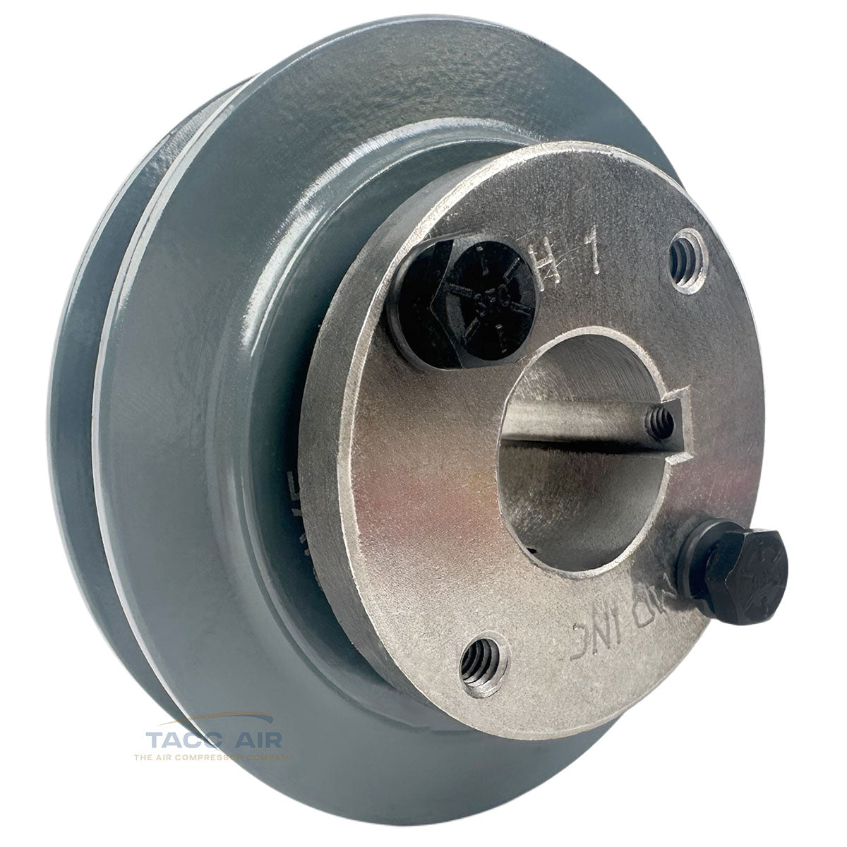 AK39H W/ 1" Bore H Bushing 3.75" Single Groove Pulley A Section V Belt 4L