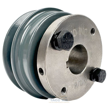 AK30H W/ 7/8" Bore H Bushing 3" Single Groove Pulley A Section V Belt 4L