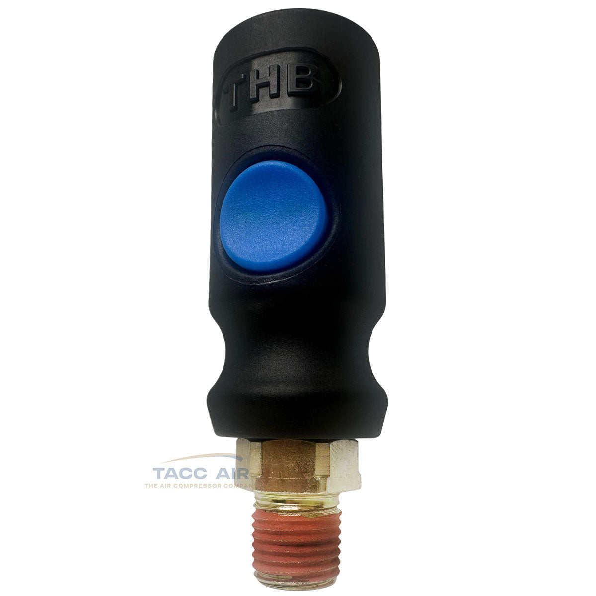 Push Button Safety Quick Connect Air Coupler 1/4" Male Industrial & ARO Style